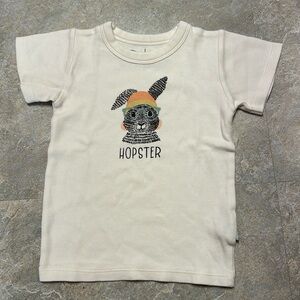 Finn + Emma Graphic Rabbit Tee- 2T